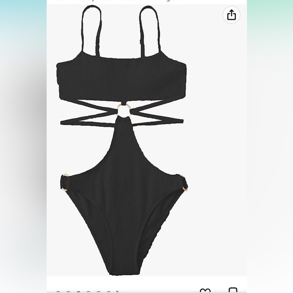 Flatter Me ring linked cut out one piece - Picture 3 of 15